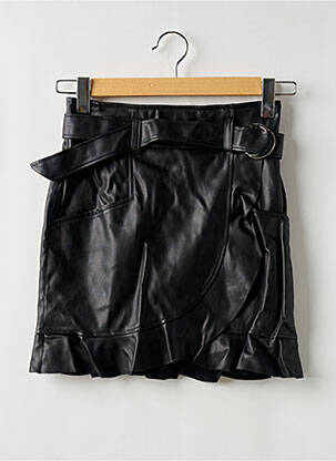 Jupe courte poches noir LENNY B femme