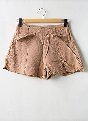 Short taille à pinces taille haute beige KAREN MILLEN femme