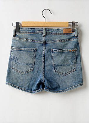 Short tissage denim taille haute bleu SUD EXPRESS femme