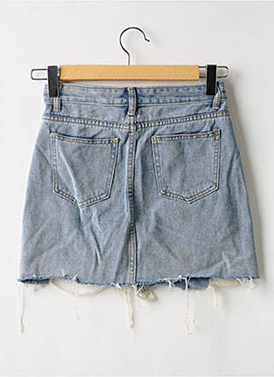 Jupe courte poches bleu D.S STUDIO femme