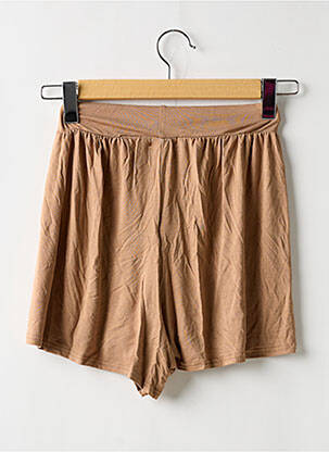 Short coupe fluide taille haute beige BOOHOO femme