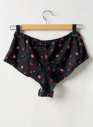 Pyjama taille élastique noir GIRLS IN PARIS femme
