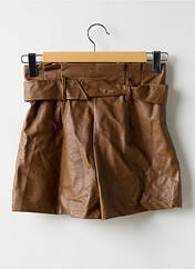 Short marron BOOHOO pour femme seconde vue