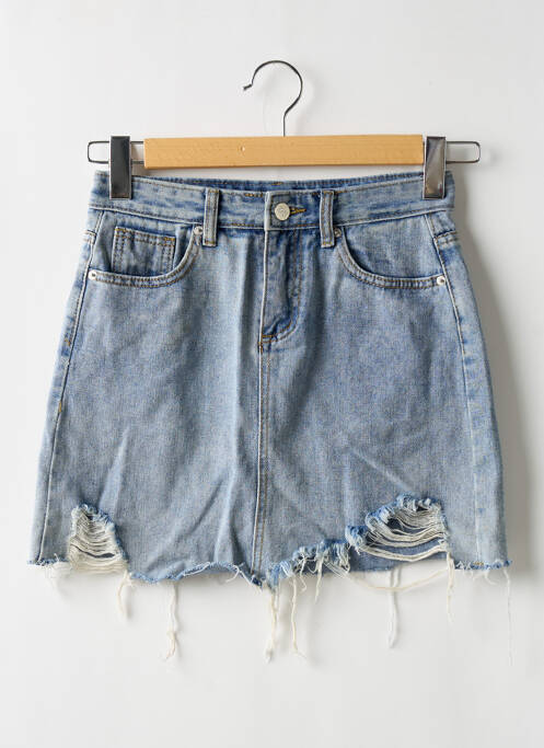 Jupe courte bleu D.S STUDIO pour femme