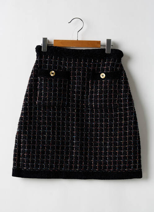 Jupe courte noir SANDRO pour femme