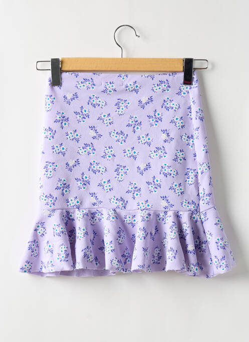 Jupe courte violet BOOHOO pour femme