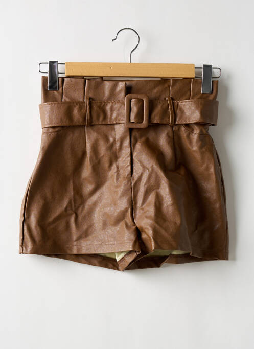Short marron BOOHOO pour femme