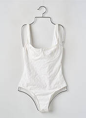 Maillot de bain 1 pièce blanc ROUJE pour femme seconde vue