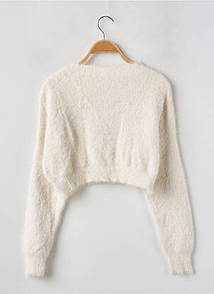 Pull resserrée sur le bas manches longues beige SUBDUED femme