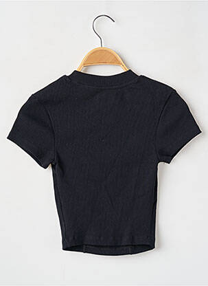 T-shirt coupe cintrée manches courtes noir MONDAY femme