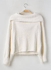 Pull blanc NA-KD pour femme seconde vue