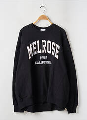 Sweat-shirt noir GARAGE pour femme seconde vue