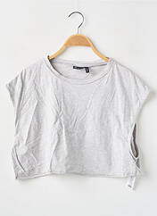 T-shirt gris ASOS pour femme seconde vue