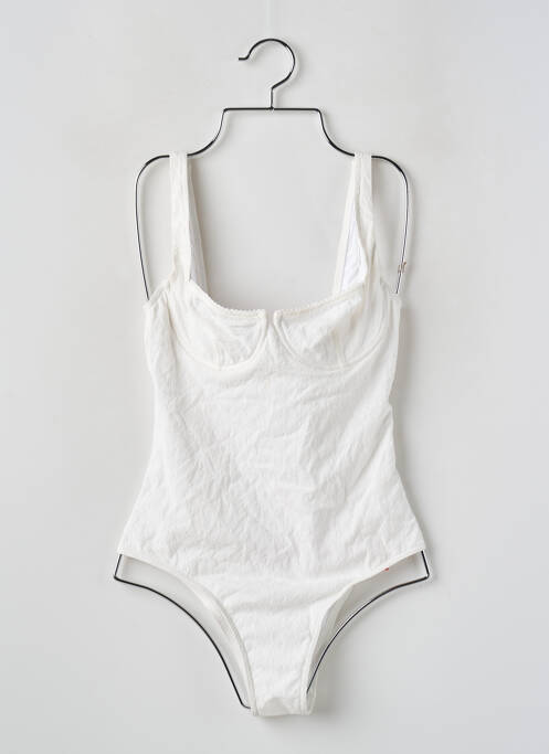 Maillot de bain 1 pièce blanc ROUJE pour femme