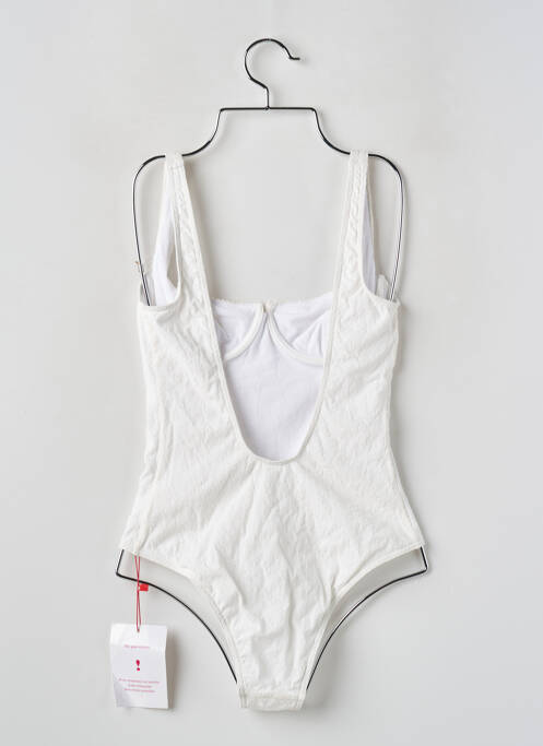 Maillot de bain 1 pièce blanc ROUJE femme