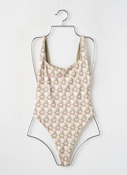 Maillot de bain 1 pièce vert LOUNGE pour femme