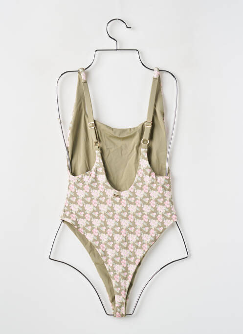 Maillot de bain 1 pièce vert LOUNGE pour femme