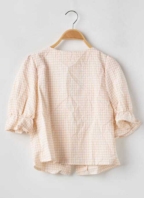 Blouse beige SANS MARQUE pour femme