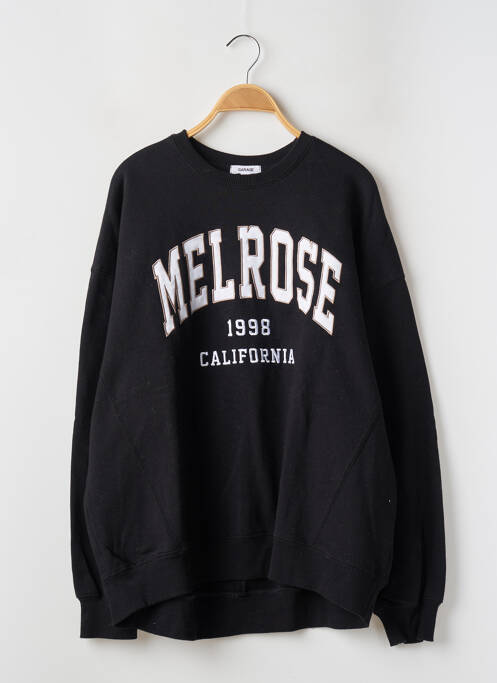 Sweat-shirt noir GARAGE pour femme
