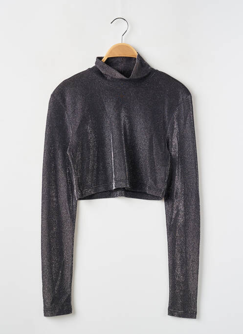 Top noir ROTATE pour femme