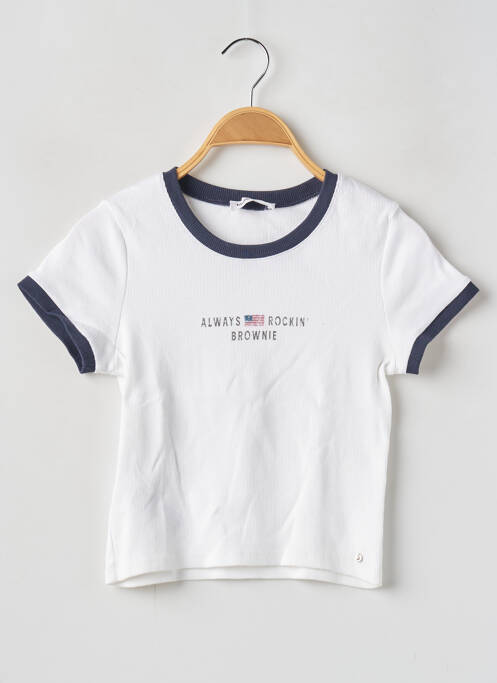 T-shirt blanc BROWNIE pour femme