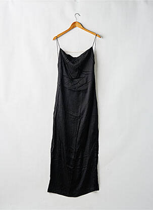 Robe longue coupe fluide fines bretelles noir KARMA KOMA femme