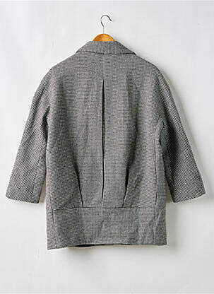 Manteau long poches sans capuche noir SINEQUANONE femme
