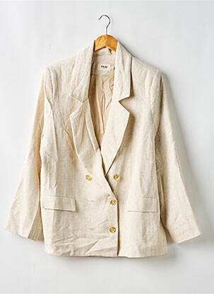 Blazer poches beige SAAJ femme