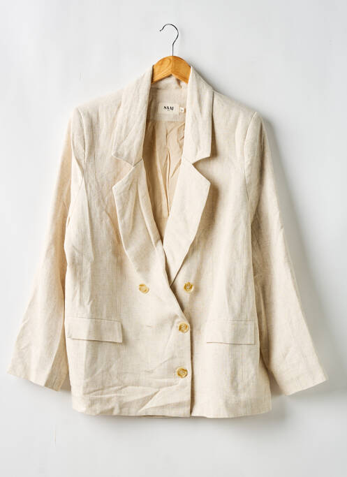 Blazer beige SAAJ pour femme