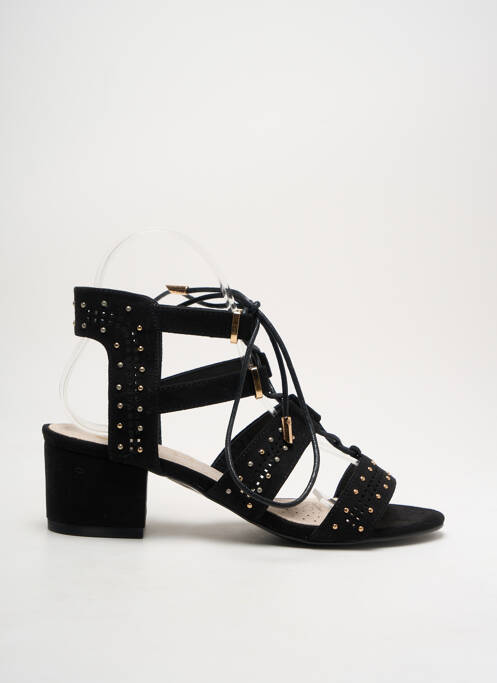 Sandales/Nu pieds noir CASSIS COTE D'AZUR pour femme