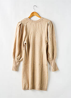 Robe pull resserrée sur le bas manches longues beige BA&SH femme