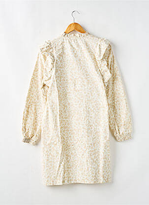 Robe courte manches longues manches longues beige BRUUNS BAZAAR femme