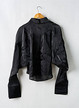 Chemisier coupe fluide manches longues noir LUZABELLE femme