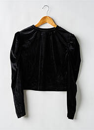 Top col rond manches longues noir NASTY GAL femme