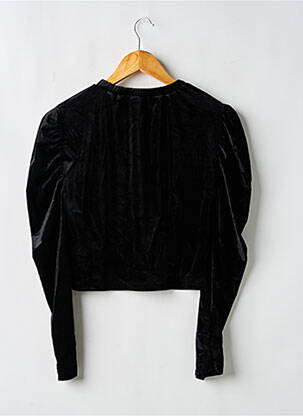 Top col rond manches longues noir NASTY GAL femme
