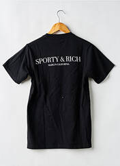 T-shirt noir SPORTY & RICH pour femme seconde vue
