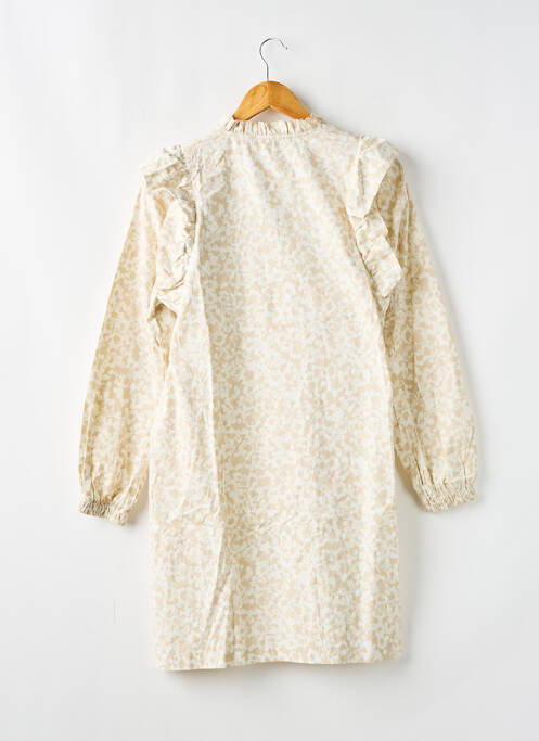 Robe courte beige BRUUNS BAZAAR pour femme