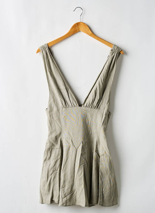 Robe courte vert ZARA pour femme