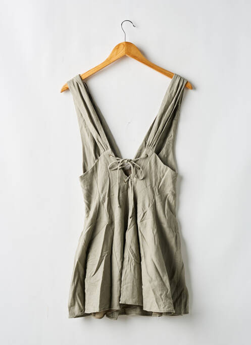 Robe courte vert ZARA pour femme