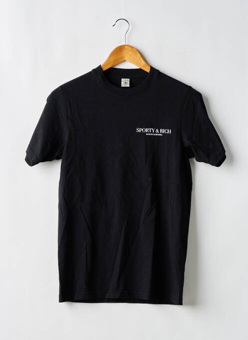 T-shirt noir SPORTY & RICH pour femme