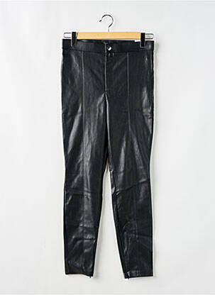 Pantalon slim taille haute taille haute noir ZARA femme