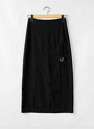 Jupe longue fermeture zippée au dos noir NASTY GAL femme