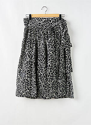 Jupe mi-longue taille haute noir SUD EXPRESS femme