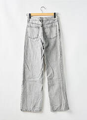 Jeans coupe large gris NA-KD pour femme seconde vue