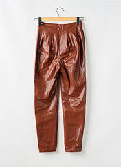 Pantalon droit marron CAMILA COELHO pour femme seconde vue