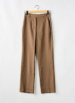 Pantalon droit marron NA-KD pour femme