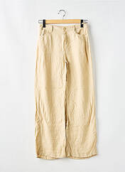 Pantalon large beige REIKO pour femme seconde vue