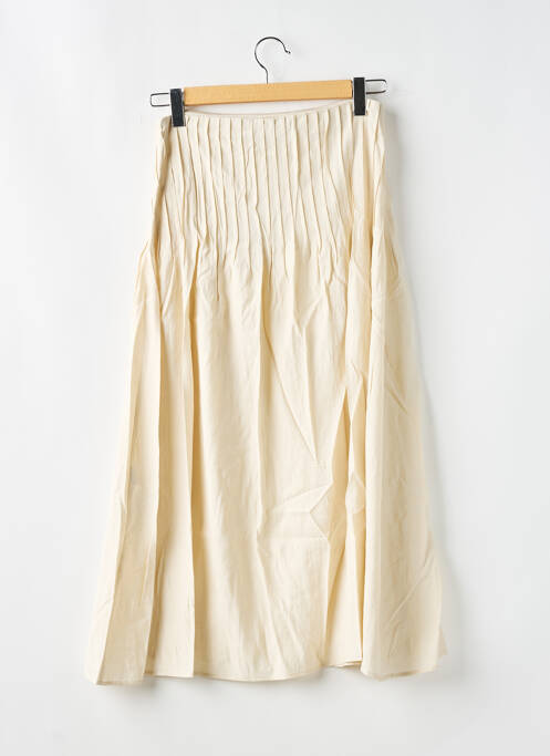 Jupe longue beige NA-KD pour femme