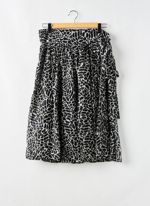 Jupe mi-longue noir SUD EXPRESS pour femme