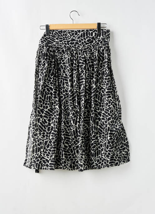 Jupe mi-longue noir SUD EXPRESS pour femme